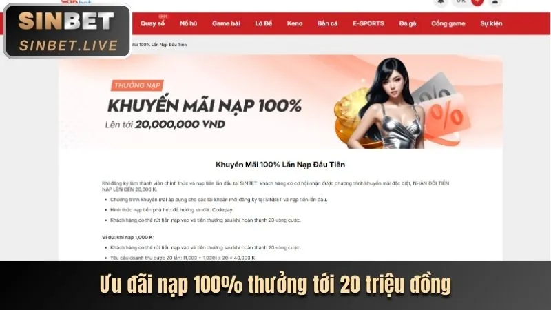 Tổng quan về trò chơi Sinbet tại 789wim với giao diện hấp dẫn